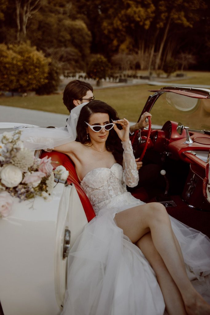 Classic Car for hire, Wedding Cars Gold Coast , wedding cars Tamborine mountain, wedding cars Byron bay. Corvette for hire