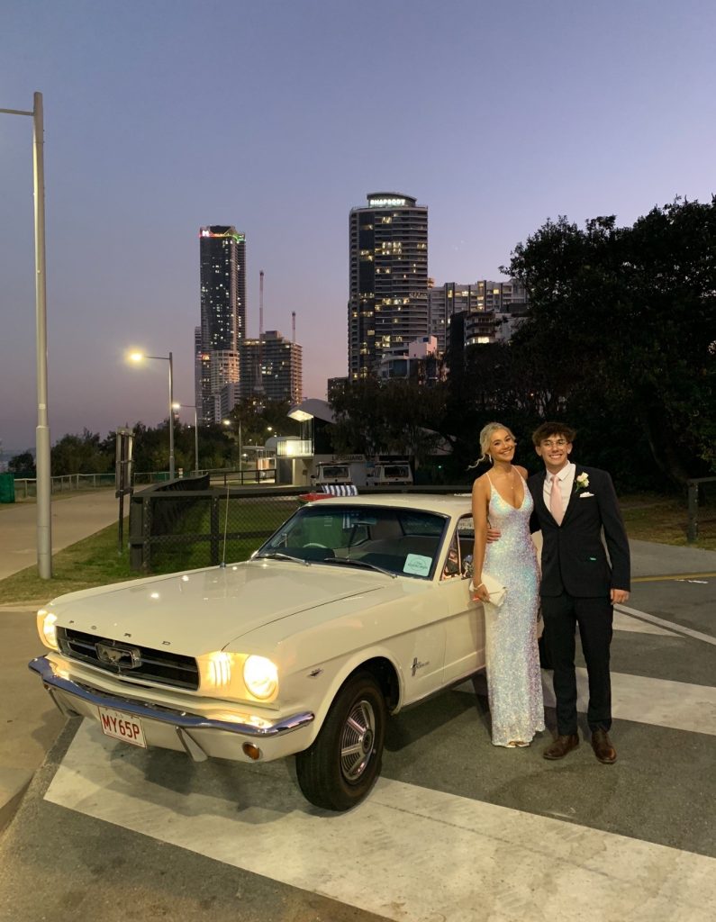 Classic car for hire school formal Gold Coast
