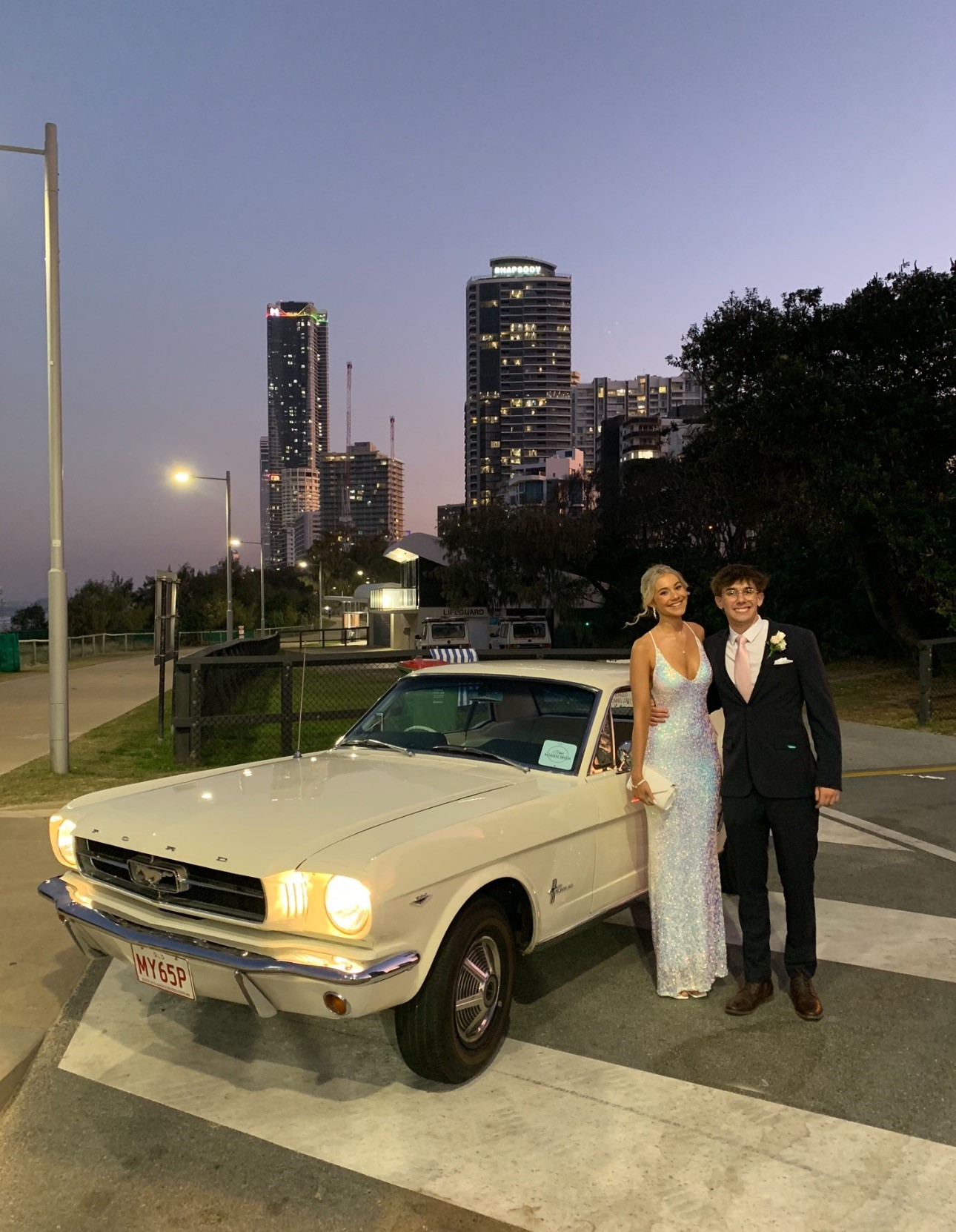 Classic car for hire school formal Gold Coast