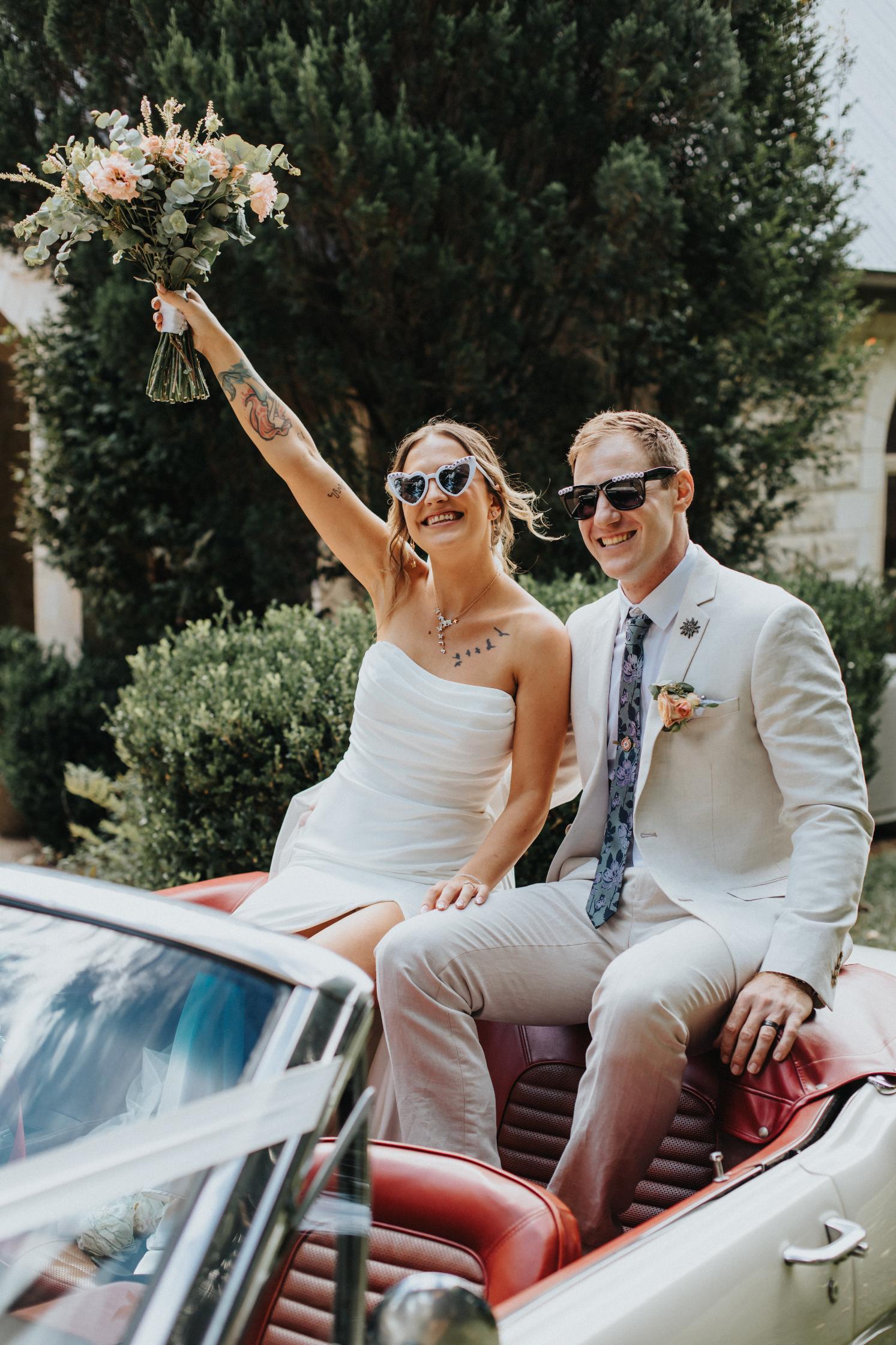 Wedding Car Cedar Creek Winery Tamborine