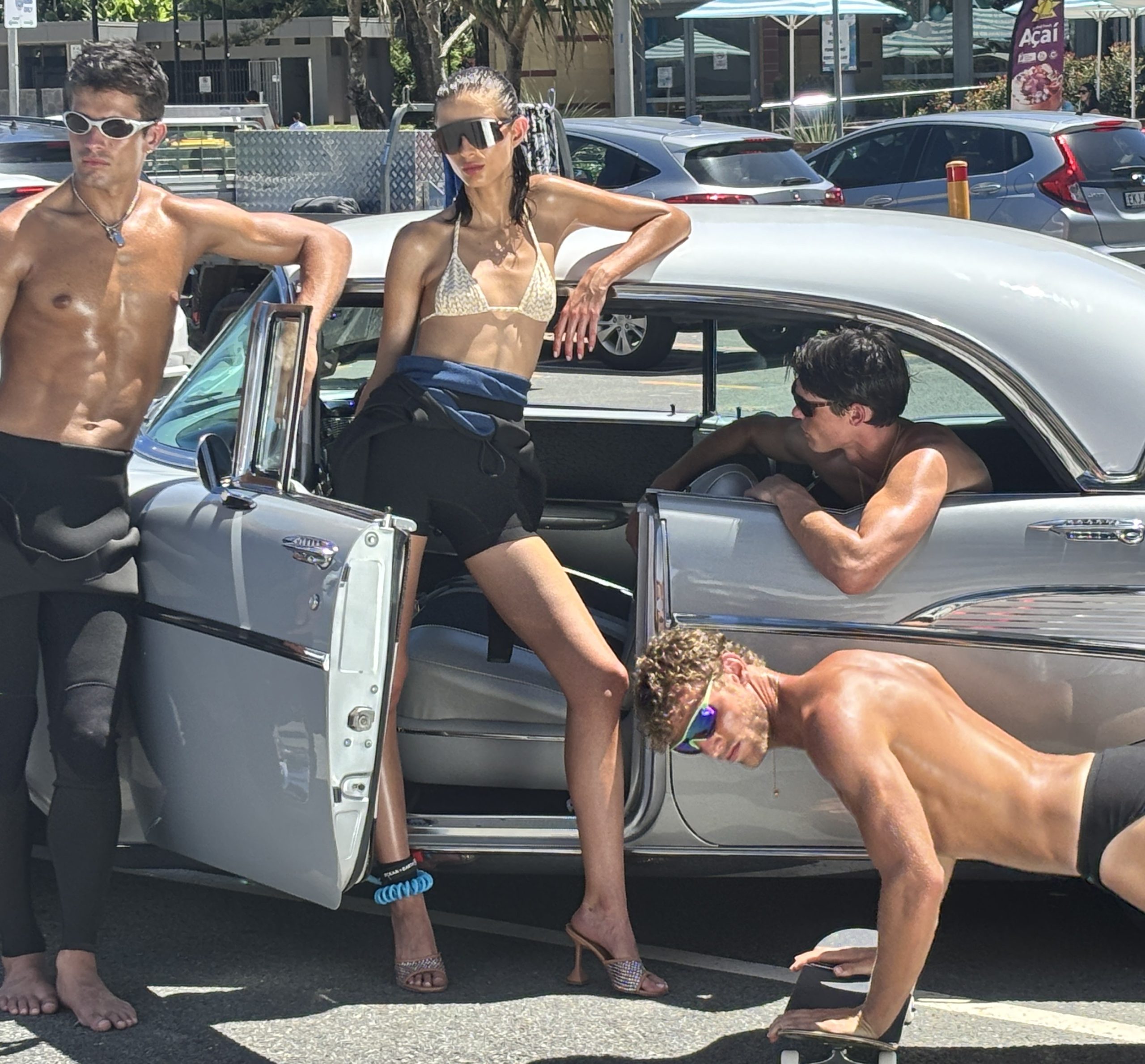 content creation car hire